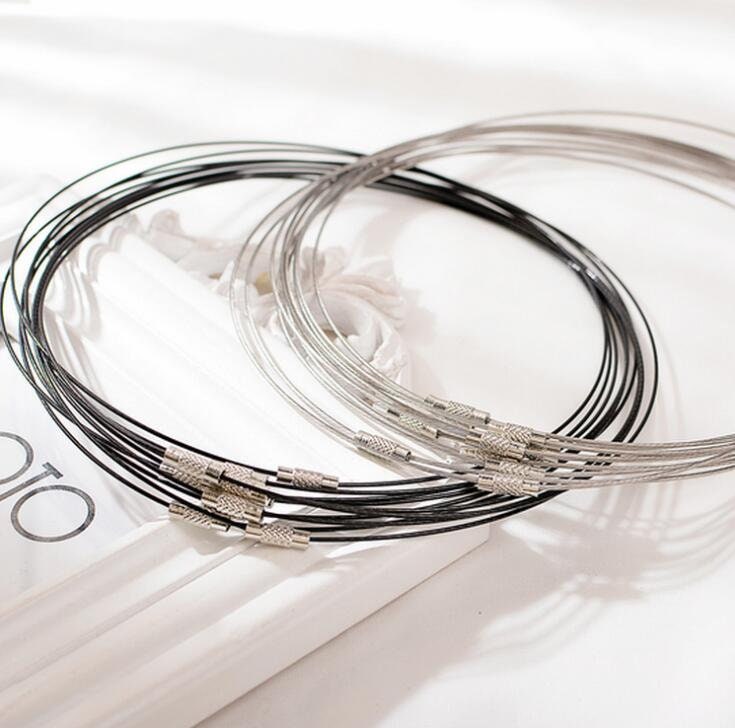 Lot De 10 Attaches En Acier Inoxydable 40 Cm Avec 4 Mousquetons - Revêtement Vinyle Noir - Pour Sécuriser Appareils, Vélos, Etc.