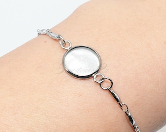 5pcs Stainless Steel Bracelet Base, Stainless Steel Trays Bracelet, Stainless Steel Bracelet Blanks, 8mm~25mm Sizes for choose