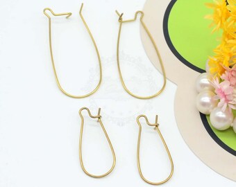100 piezas de alambre de latón para pendientes - Alambre de latón crudo simple - Conector de eslabones con marco geométrico de latón - Accesorios para pendientes - Suministros de joyería, 118