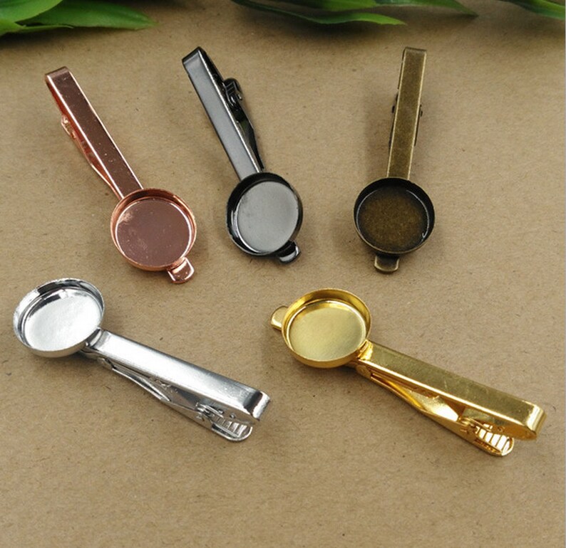 10pcs 16mm Tie Tack Bezel Blanks tie Tack Findings tie Tack Etsy