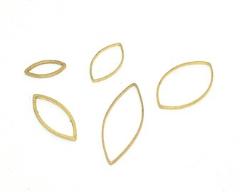 100pcs Brass earrings, Earring Findings, Earring connector, Earring pendant, Jewelry Supplies, Brass jewelry, Special shape earrings, S15