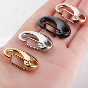 5pcs 17x33mm Stainless Steel Lobster Clasp Claw Clasps Bracelet Necklace Finding Jewelry Supplies, Necklace, Bracelet Making Supplies, BU790