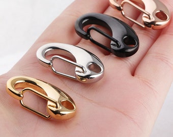 5pcs 17x33mm Stainless Steel Lobster Clasp Claw Clasps Bracelet Necklace Finding Jewelry Supplies, Necklace, Bracelet Making Supplies, BU790