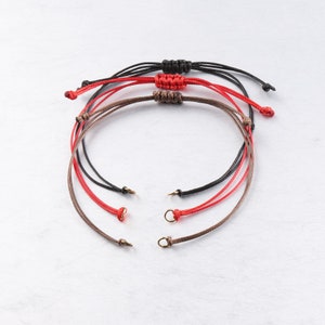 10pcs 0.8mm Half Finished Rope Bracelet, Colourful Cord Bracelet, Adjustable Bracelet For Women, Couple Bracelet, Bracelet Blanks, JM638