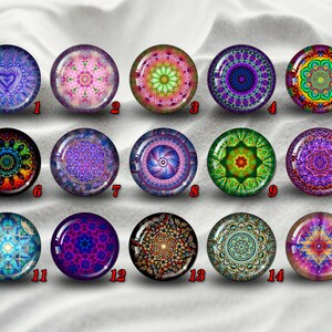 Mandala cabochons,Glass Photo Cabochon,Dome cabochon,round cabochons,illustration cabochons,Handmade Dome cab cabochon