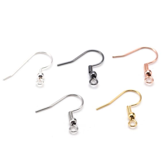 Hypoallergenic Surgical 316L Stainless Steel French Hook Earrings, Fish  Hook Earring Wires, Hook Earrings, Fish Hook Earring Wires, B713 -  UK