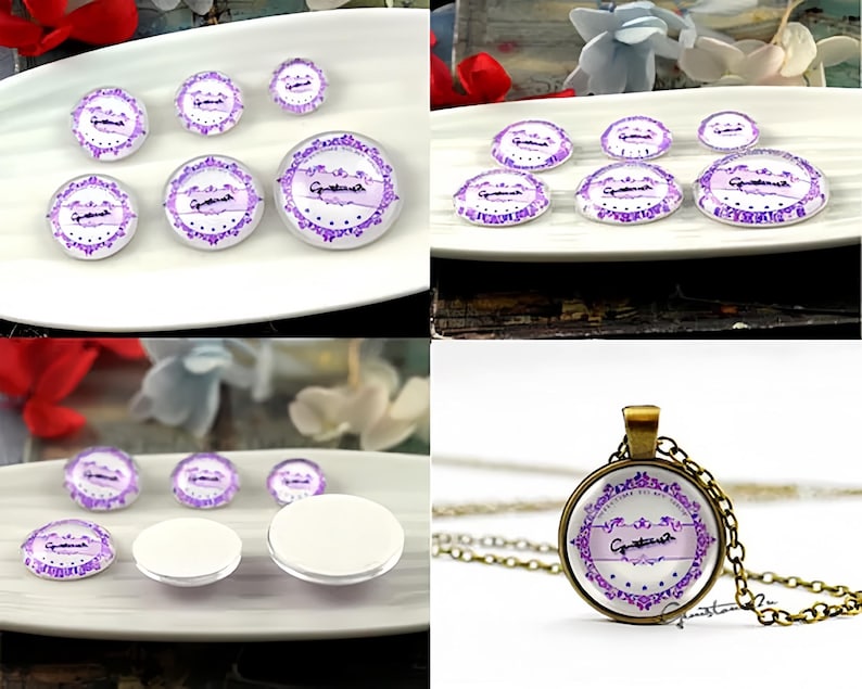Cabujones de ojos, cabujón fotográfico de cristal con forma de ojos de animales, cabujones hechos a mano, cabujones de cristal, cabujones redondos, cabujones de cúpula hechos a mano. imagen 3