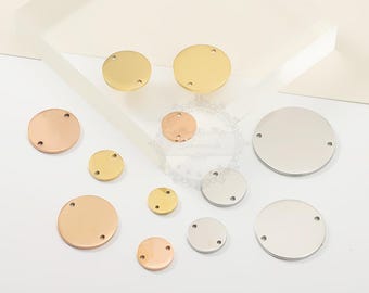 10pcs 8-30mm Double Mirror Polished Round Tag, DIY Stainless Steel Accessories, Stamping Blank Round Disc, DIY Stainless Steel fittings,T386