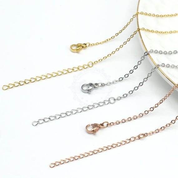Real Stainless Steel Silver Snake Chain Necklace - 4.2mm, 40-120cm, 316L, No Stone