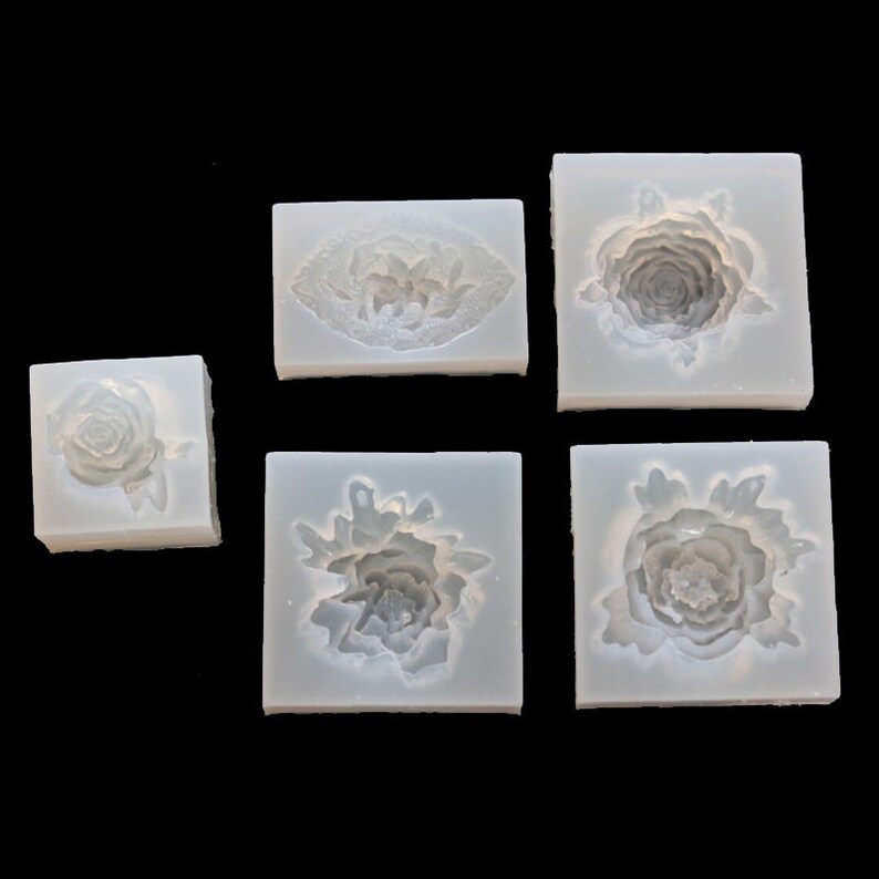 Flower Silicone Mold Epoxy Resin Jewelry Mold Making Etsy