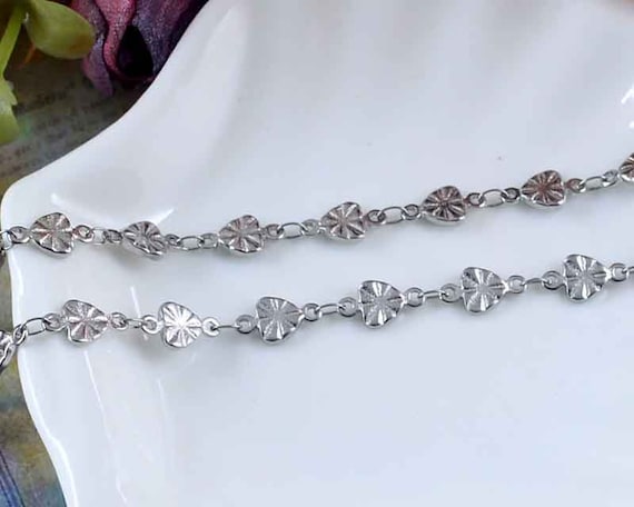 2 m ステンレススチールネックレスチェーン - 5.5 x 10 mm バルク 