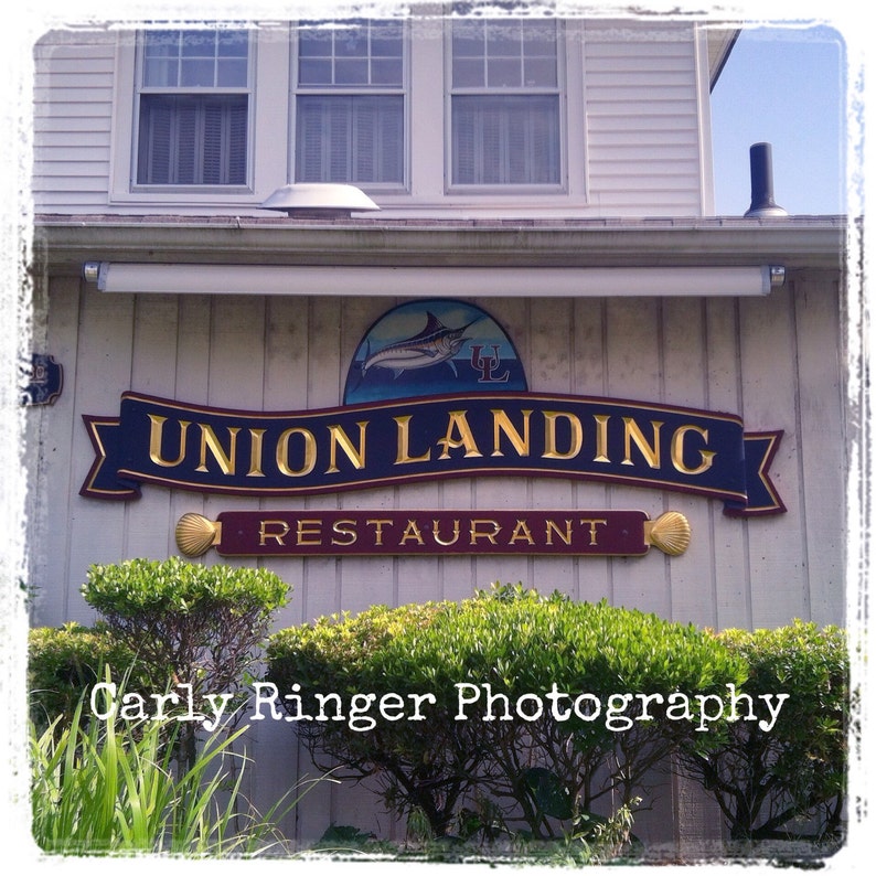 Brielle Union Landing Restaurant Tile Coaster 2 Choices Etsy