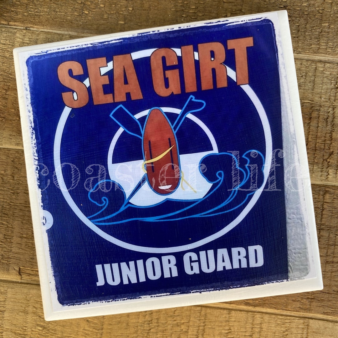 Sea Girt Junior Guard Tile Coaster Etsy
