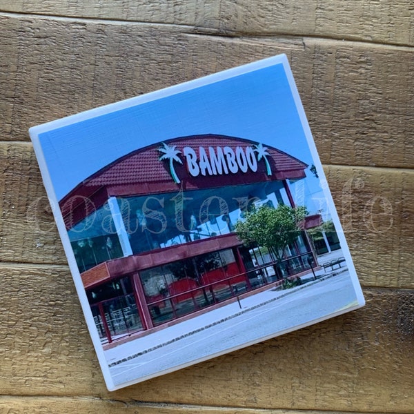 Seaside Heights: Bamboo Tile Coaster