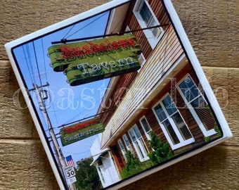 LBI: Bucaklew's Blvd View Tile Coaster