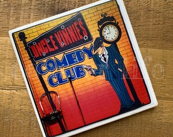 Point Pleasant: Uncle Vinnie’s Comedy Club Tile Coaster