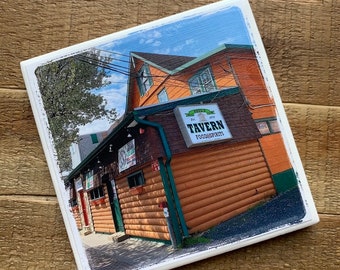 Lake Como: Paul's Tavern Tile Coaster