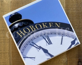Hoboken: Clock Tile Coaster