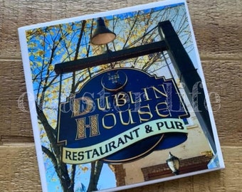 Red Bank: Dublin House Tile Coaster