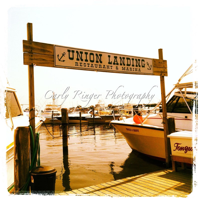 Brielle Union Landing Restaurant Tile Coaster 2 Choices Etsy