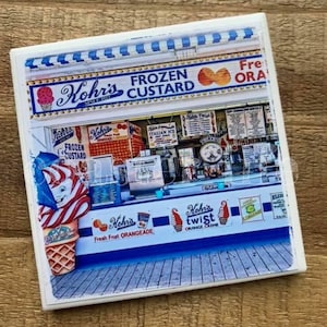 Point Pleasant: Kohr&#39;s Frozen Custard Tile Coaster