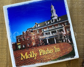 Red Bank: Molly Pitcher Inn Tile Coaster