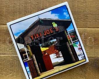 LBI: Tiki Joe's Tile Coaster