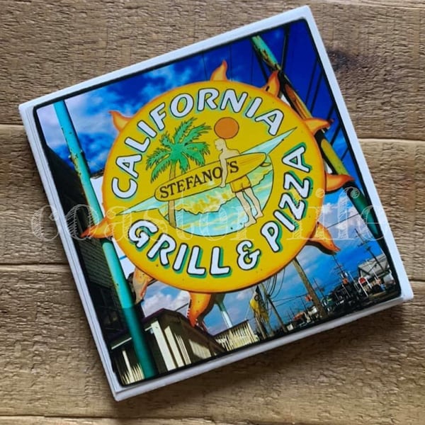 LBI: California Grill Tile Coaster