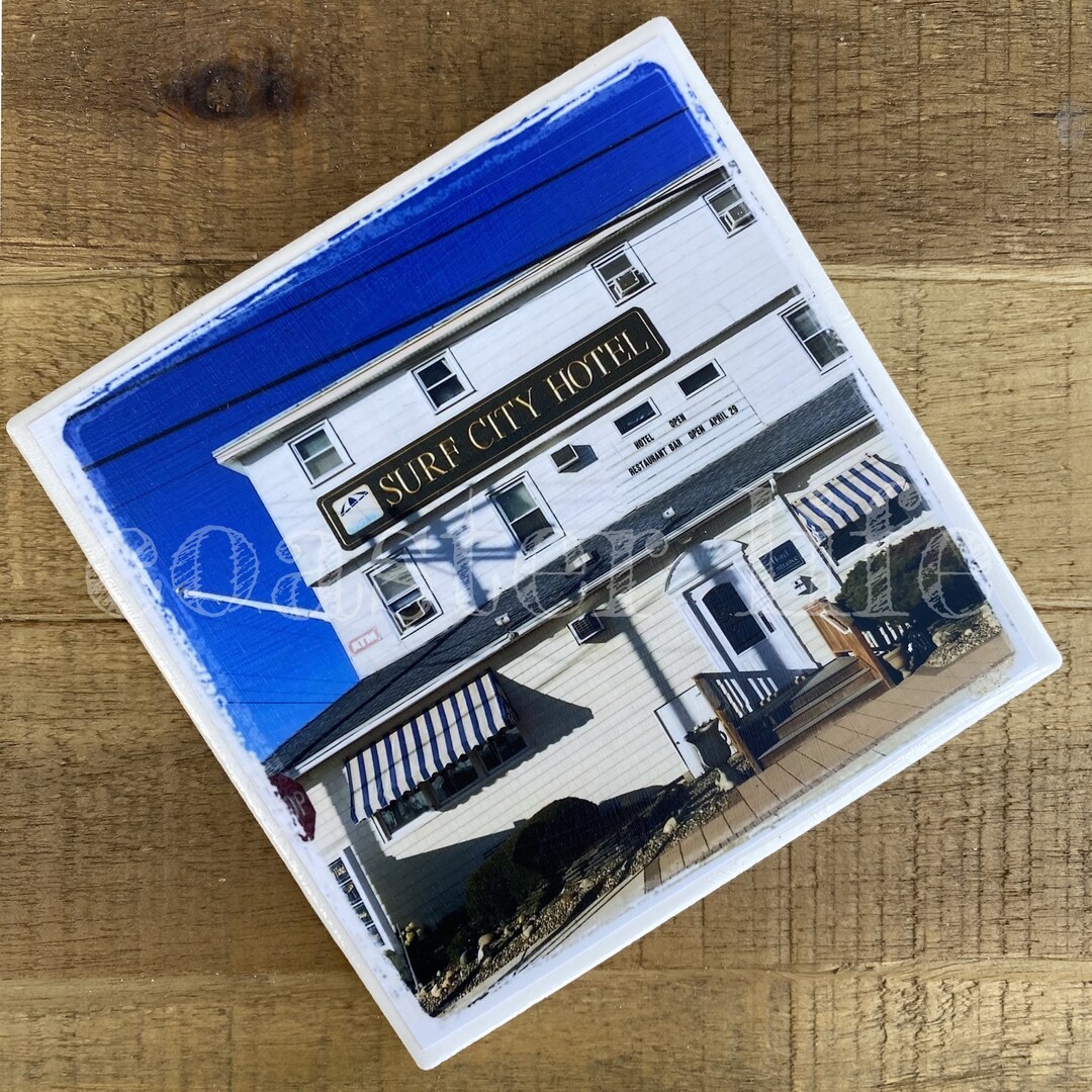 LBI: Surf City Hotel Tile Coaster