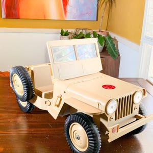 Vintage Gi Joe Jeep - Etsy
