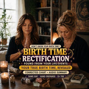 Astrology Birth Time Rectification | Life Events Analysis, Corrected Natal Chart