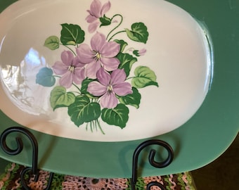 Vintage-Servierplatte von Taylor, Smith & Taylor aus dem Jahr 1951 (28 cm).