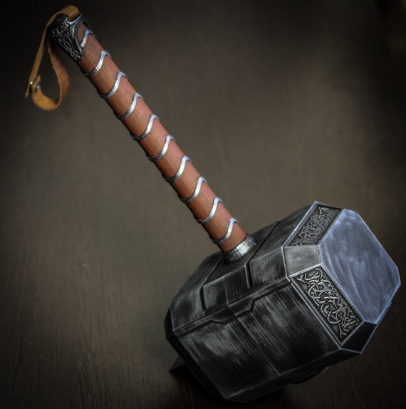 Thor Hammer Hammer Of Thor Cosplay Prop Life Size Etsy