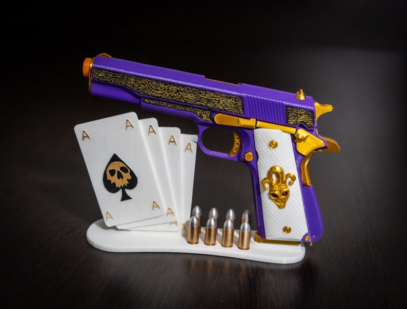 Joker Gun Suicide Squad Cosplay Joker Costume Inspired Etsy