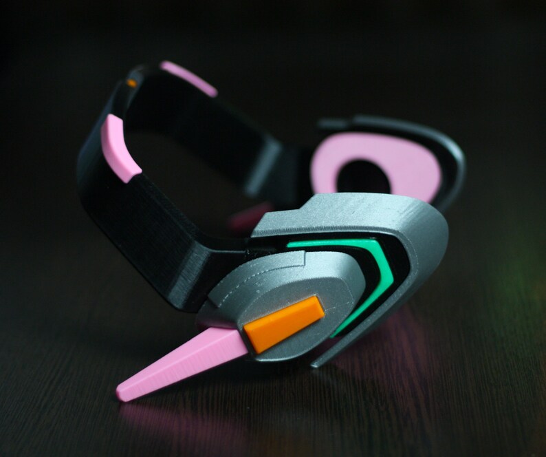 DVa Cosplay Headset Officer Dva headset props Diva Etsy