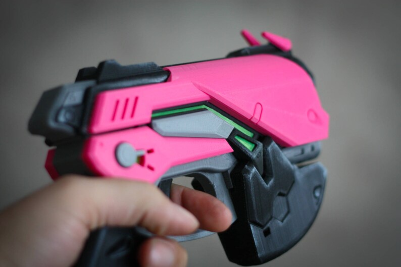 DVa Cosplay Gun Diva cosplay Weapon Prop Pistol Cosplay Etsy
