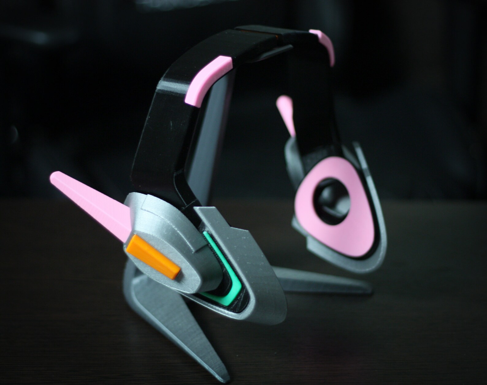 Dva Cosplay Headset Officer Dva Headset Props Diva Cosplay Etsy
