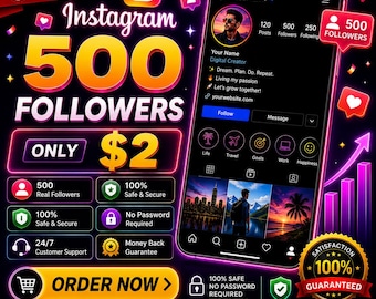500 Instagram Followers | Social Media Growth Service Instagram promtion