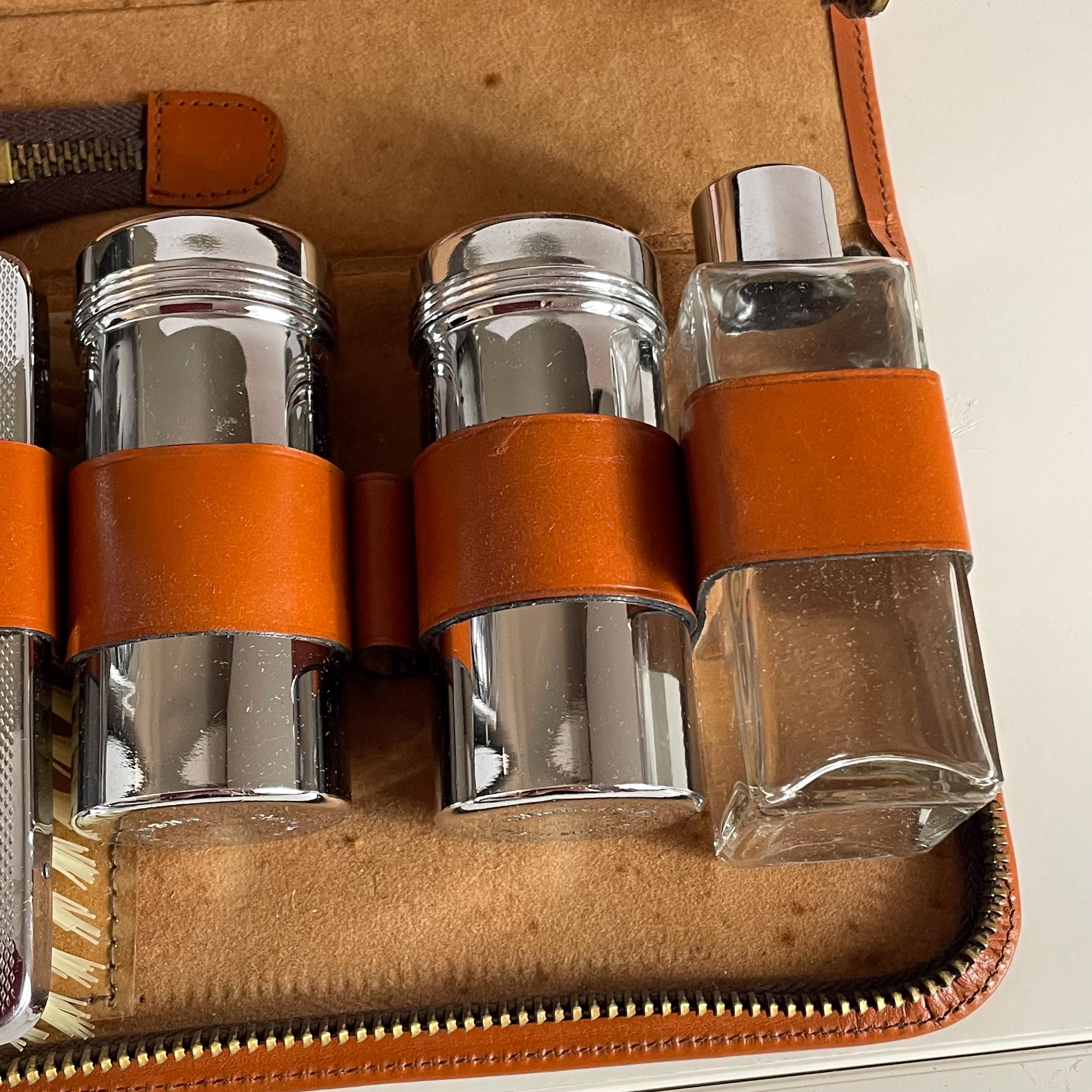 Trousse De Toilette Vintage Complète 7 Pièces - Années 1950 - Style Rétro UK