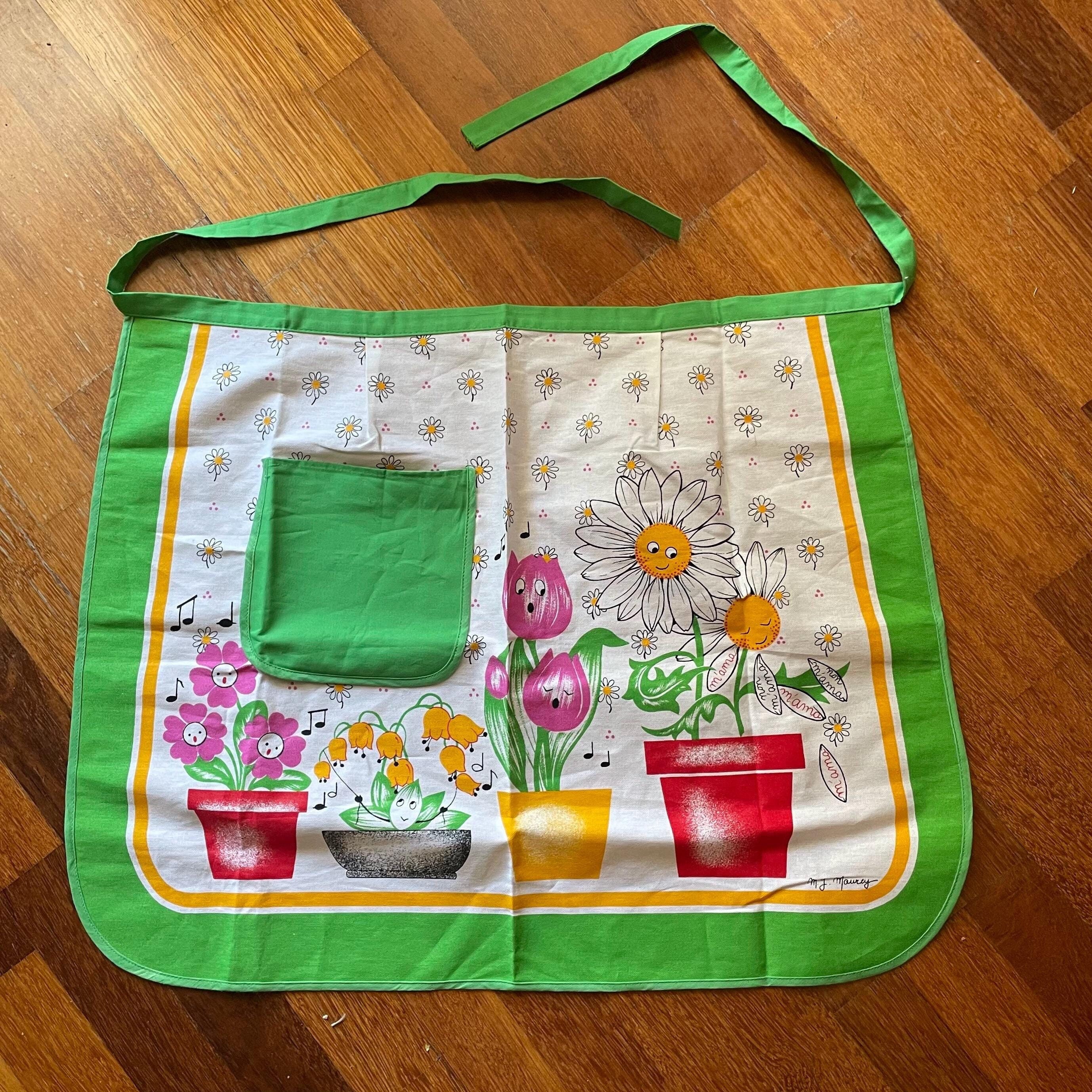 1960年代のヴィンテージエプロン - Etsy 日本