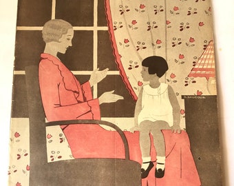 Vintage 1931 La Femme Chez Elle Magazine 1 March | La Femme Chez Elle 1931