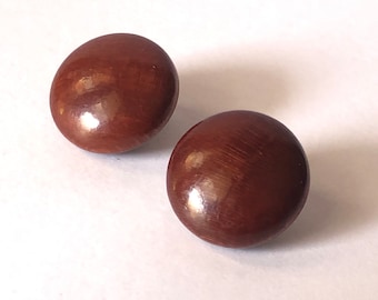 Vintage 1950s Brown Earrings | 1950s Brown Earrings | 50s West German Earrings