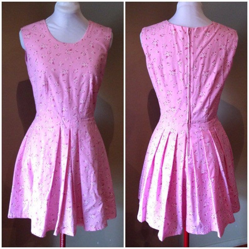 pink cotton frock