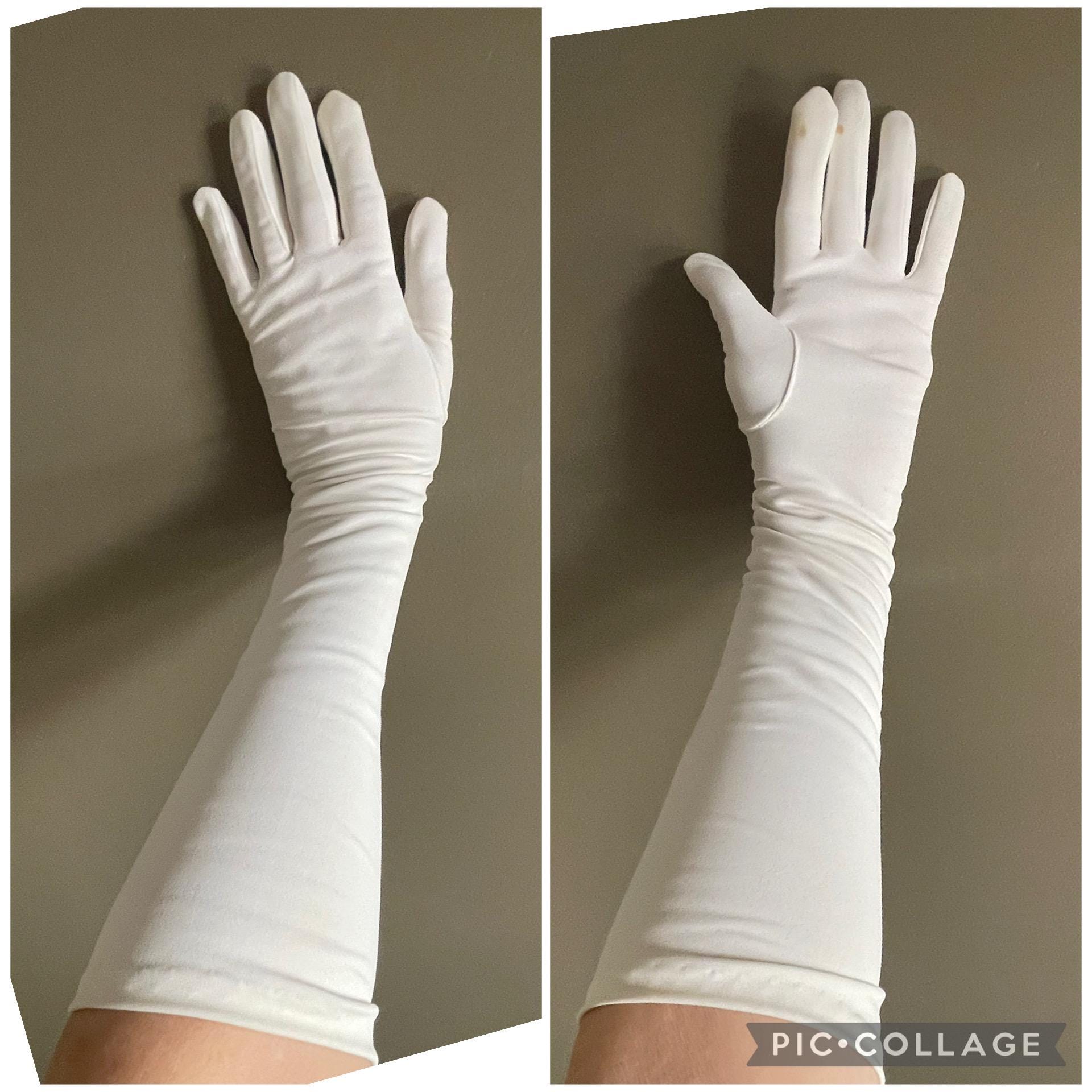 Vintage white gloves - Etsy 日本