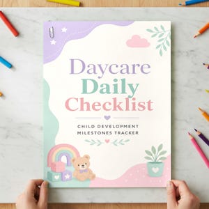 Hitos del desarrollo infantil (descarga diaria), registro de progreso preescolar, objetivos de aprendizaje temprano (imprimibles)