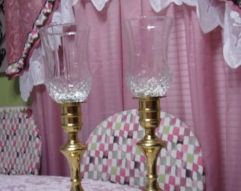 Large Bordeaux, Peg Votive Cups, Glass Candleholder, Homco Home Interiors, Replacements,  Romantic