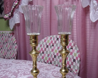 Tall Elongated, Sliver Ribbed, "JoEllen", Peg Glass Votive Cups, Glass Candleholder, Homco, Home Interiors, Glass Replacement, Bridal,