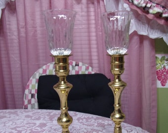 Starlight Smaller Peg Glass Votive Cups, Glass Candleholder, replacements, Homco Home Interiors, Romantic, Bridal Gift