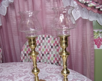 Country Shade AVAILABLE 2 PAIRS Peg Glass Votive Cups, Glass Candleholders,  Homco Home Interiors Replacement Glass