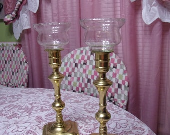 LAST Pair Home Interiors Homco Peg Votive Cups Fluted Edge Short Wheat etched design Candleholder Christmas Fancy Replacements